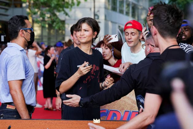 Zendaya attends the Spider-Man: Brand New Day photocall at UGC Cine Cité Bercy on June 24, 2026, in Paris, France 457612 2026 06 24  Copyright: xLionelxGuericolasx xStarfacex STAR_457612_015