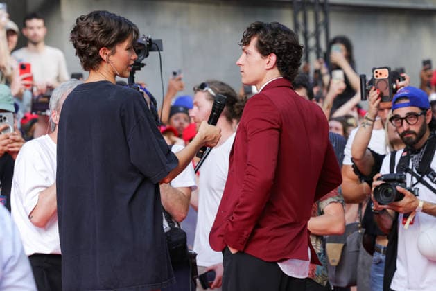 Tom Holland and Zendaya attend the Spider-Man: Brand New Day photocall at UGC Cine Cité Bercy on June 24, 2026, in Paris, France 457612 2026 06 24  Copyright: xLionelxGuericolasx xStarfacex STAR_457612_029