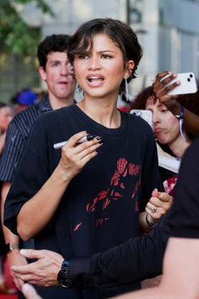 Zendaya attends the Spider-Man: Brand New Day photocall at UGC Cine Cité Bercy on June 24, 2026, in Paris, France 457612 2026 06 24  Copyright: xLionelxGuericolasx xStarfacex STAR_457612_031