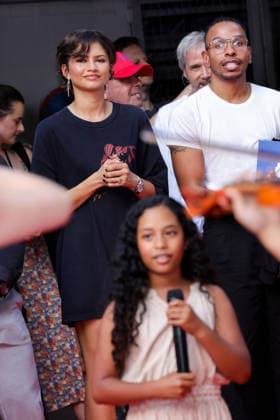 Zendaya attends the Spider-Man: Brand New Day photocall at UGC Cine Cité Bercy on June 24, 2026, in Paris, France 457612 2026 06 24  Copyright: xLionelxGuericolasx xStarfacex STAR_457612_093