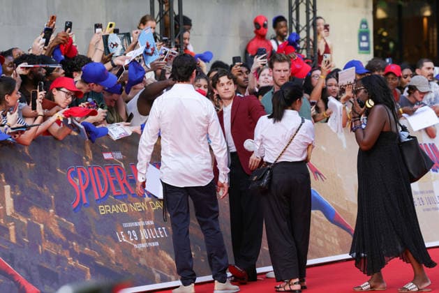 Tom Holland attends the Spider-Man: Brand New Day photocall at UGC Cine Cité Bercy on June 24, 2026, in Paris, France 457612 2026 06 24  Copyright: xLionelxGuericolasx xStarfacex STAR_457612_096