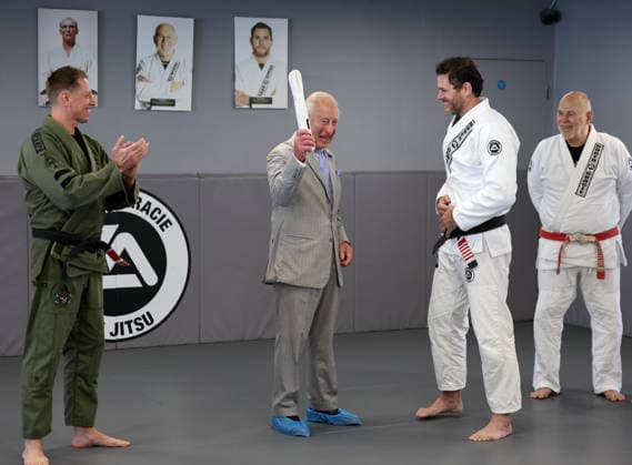 King Charles visits REORG King Charles visits REORG to hear about their work supporting military personnel, veterans and emergency service workers through Brazilian Jiu Jitsu training, in London, UK, on the 24th June 2026. Picture by Chris Jackson WPA-Pool London REORG London United Kingdom  WHA-0830
