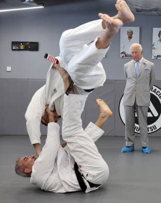 King Charles visits REORG King Charles visits REORG to hear about their work supporting military personnel, veterans and emergency service workers through Brazilian Jiu Jitsu training, in London, UK, on the 24th June 2026. Picture by Chris Jackson WPA-Pool London REORG London United Kingdom  WHA-0830