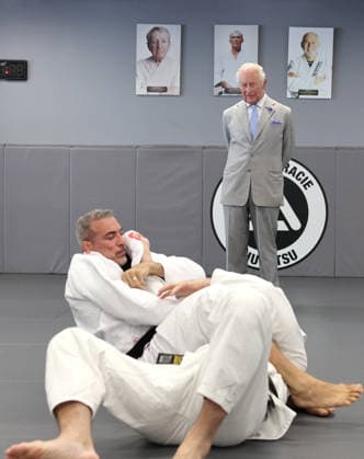 King Charles visits REORG King Charles visits REORG to hear about their work supporting military personnel, veterans and emergency service workers through Brazilian Jiu Jitsu training, in London, UK, on the 24th June 2026. Picture by Chris Jackson WPA-Pool London REORG London United Kingdom  WHA-0830