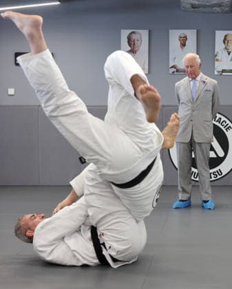 King Charles visits REORG King Charles visits REORG to hear about their work supporting military personnel, veterans and emergency service workers through Brazilian Jiu Jitsu training, in London, UK, on the 24th June 2026. Picture by Chris Jackson WPA-Pool London REORG London United Kingdom  WHA-0830