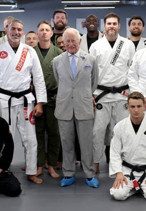King Charles visits REORG King Charles visits REORG to hear about their work supporting military personnel, veterans and emergency service workers through Brazilian Jiu Jitsu training, in London, UK, on the 24th June 2026. Picture by Chris Jackson WPA-Pool London REORG London United Kingdom  WHA-0830