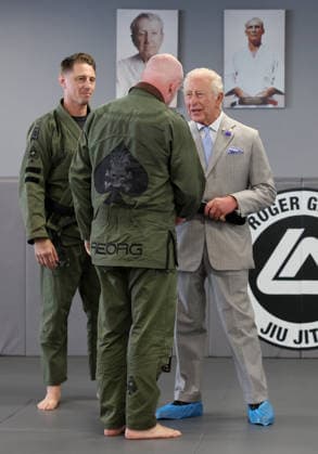 King Charles visits REORG King Charles visits REORG to hear about their work supporting military personnel, veterans and emergency service workers through Brazilian Jiu Jitsu training, in London, UK, on the 24th June 2026. Picture by Chris Jackson WPA-Pool London REORG London United Kingdom  WHA-0830