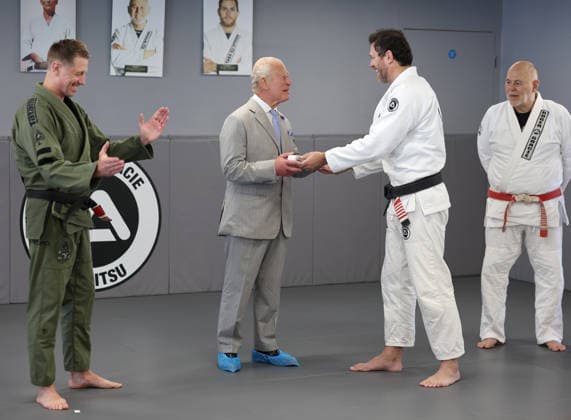 King Charles visits REORG King Charles visits REORG to hear about their work supporting military personnel, veterans and emergency service workers through Brazilian Jiu Jitsu training, in London, UK, on the 24th June 2026. Picture by Chris Jackson WPA-Pool London REORG London United Kingdom  WHA-0830
