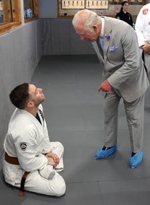 King Charles visits REORG King Charles visits REORG to hear about their work supporting military personnel, veterans and emergency service workers through Brazilian Jiu Jitsu training, in London, UK, on the 24th June 2026. Picture by Chris Jackson WPA-Pool London REORG London United Kingdom  WHA-0830