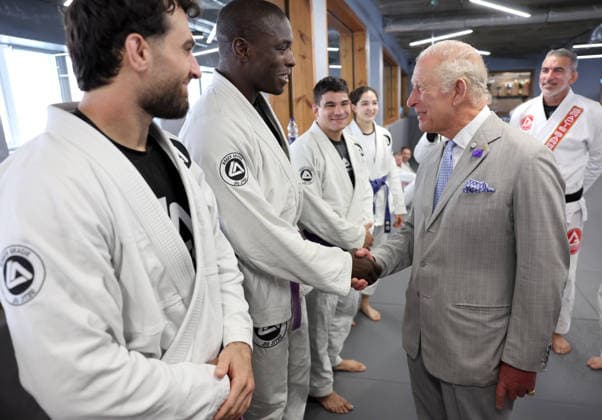 King Charles visits REORG King Charles visits REORG to hear about their work supporting military personnel, veterans and emergency service workers through Brazilian Jiu Jitsu training, in London, UK, on the 24th June 2026. Picture by Chris Jackson WPA-Pool London REORG London United Kingdom  WHA-0830