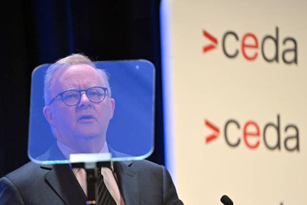 CEDA STATE OF THE NATION 2026, Prime Minister Anthony Albanese speaks during the Committee for the Economic Development of Australia (CEDA) State of the Nation Conference at Parliament House, in Canberra, Thursday, June 25, 2026. ( NO ARCHIVING CANBERRA AUSTRALIAN CAPITAL TERRITORY AUSTRALIA  Copyright: xMICKxTSIKASx 20260625131508430843