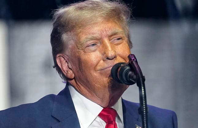 President Donald Trump speaks at a rally to kick off the 16-day Great American State Fair as part of Washington, D.C. s celebration of the nation s 250th birthday on the National Mall on Wednesday, June 24, 2026. The rally will include military flyovers, musical performances from Lee Greenwood and Christopher Macchio, and the U.S. Army Band, the U.S. Marine Band and Armed Forces choirs.  WAP202606244052 BONNIExCASH
