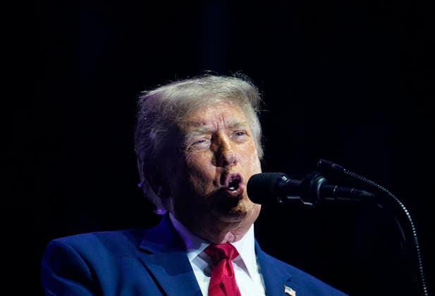 President Donald Trump speaks at a rally to kick off the 16-day Great American State Fair as part of Washington, D.C. s celebration of the nation s 250th birthday on the National Mall on Wednesday, June 24, 2026. The rally will include military flyovers, musical performances from Lee Greenwood and Christopher Macchio, and the U.S. Army Band, the U.S. Marine Band and Armed Forces choirs.  WAP202606244079 BONNIExCASH