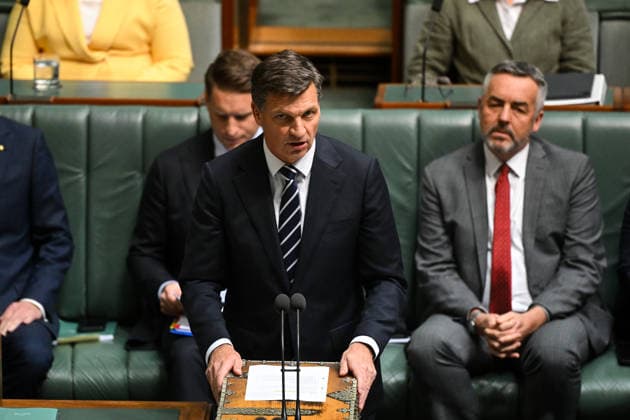 QUESTION TIME, Australian Opposition leader Angus Taylor speaks during Question Time in the House of Representatives at Parliament House in Canberra, Thursday, June 25, 2026. ( NO ARCHIVING CANBERRA AUSTRALIAN CAPITAL TERRITORY AUSTRALIA  Copyright: xLUKASxCOCHx 20260625152411725807