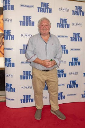 Broadcaster and Journalist, Nick Ferrari poses on the red carpet of the West End Comedy, The Truth. Apollo Theatre, London. 24 June 2026 The Truth stars Tony Award-nominated Stephen Mangan (BBC 1 The Split; BBC 2 Episodes ) returning to the London stage, alongside comedy icon Ardal O™Hanlon (Channel 4, Father Ted; Netflix, How To Get To Heaven From Belfast), Sarah Hadland (BBC 1, Miranda; Strictly Come Dancing; ITV, The Job Lot) and double Olivier Award-winner Janie Dee four of the UK and Ireland™s most beloved stage and screen performers bringing their formidable comic talents to this sophisticated and fast-paced comedy., Credit:JAMES COOK Avalon  Copyright: xJAMESxCOOKx xAvalonx 1112277577