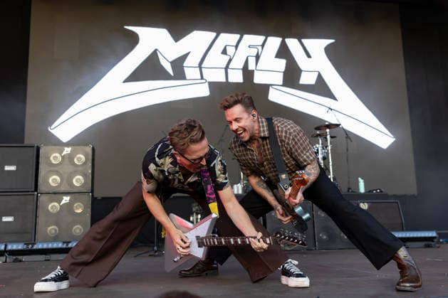 McFly perform at Halifax Piece Hall Tom Fletcher and Danny Jones of McFly performs at Piece Hall, Halifax, 24th June 2026, Credit:Mike Gray MIKE GRAY - B4227 Avalon  Copyright: xMikexGrayx xMIKExGRAYx-xB4227x xAvalonx 1112281113
