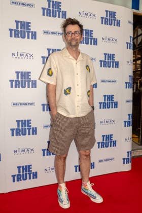 Doctor Who Actor, David Tennant poses on the red carpet of the West End Comedy, The Truth. Apollo Theatre, London. 24 June 2026 The Truth stars Tony Award-nominated Stephen Mangan (BBC 1 The Split; BBC 2 Episodes ) returning to the London stage, alongside comedy icon Ardal O™Hanlon (Channel 4, Father Ted; Netflix, How To Get To Heaven From Belfast), Sarah Hadland (BBC 1, Miranda; Strictly Come Dancing; ITV, The Job Lot) and double Olivier Award-winner Janie Dee four of the UK and Ireland™s most beloved stage and screen performers bringing their formidable comic talents to this sophisticated and fast-paced comedy., Credit:JAMES COOK Avalon  Copyright: xJAMESxCOOKx xAvalonx 1112277583