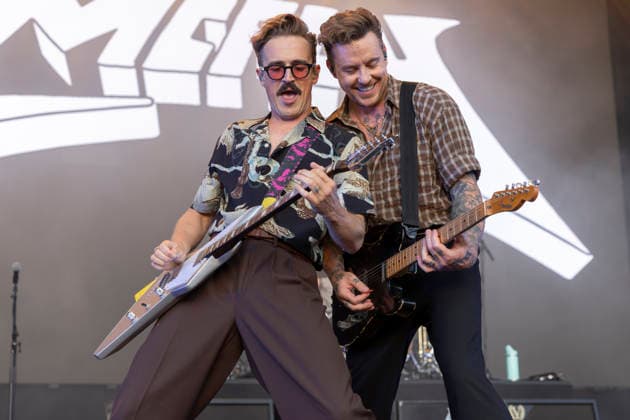 McFly perform at Halifax Piece Hall Tom Fletcher and Danny Jones of McFly performs at Piece Hall, Halifax, 24th June 2026, Credit:Mike Gray MIKE GRAY - B4227 Avalon  Copyright: xMikexGrayx xMIKExGRAYx-xB4227x xAvalonx 1112281165