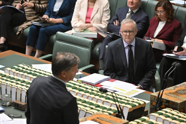QUESTION TIME, Leader of the Opposition Angus Taylor and Prime Minister Anthony Albanese during Question Time in the House of Representatives at Parliament House in Canberra, Thursday, June 25, 2026. ( NO ARCHIVING CANBERRA AUSTRALIAN CAPITAL TERRITORY AUSTRALIA  Copyright: xMICKxTSIKASx 20260625111179339810