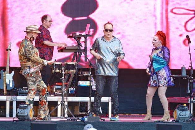 24.06.2026, THE B-52ÕS, im Konzert live in der Zitadelle Spandau, Berlin, Abschiedstour, Musik, Gesang Kate Pierson, Gesang Fred Schneider, Gesang Cindy Wilson, Berlin *** June 24, 2026, THE B-52 s, live concert at the Spandau Citadel, Berlin, farewell tour, music, vocals by Kate Pierson, vocals by Fred Schneider, vocals by Cindy Wilson, Berlin