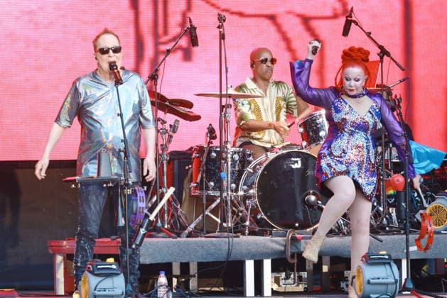 24.06.2026, THE B-52ÕS, im Konzert live in der Zitadelle Spandau, Berlin, Abschiedstour, Musik, Gesang Kate Pierson, Gesang Fred Schneider, Gesang Cindy Wilson, Berlin *** June 24, 2026, THE B-52 s, live concert at the Spandau Citadel, Berlin, farewell tour, music, vocals by Kate Pierson, vocals by Fred Schneider, vocals by Cindy Wilson, Berlin