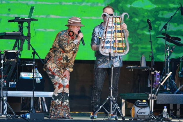 24.06.2026, THE B-52ÕS, im Konzert live in der Zitadelle Spandau, Berlin, Abschiedstour, Musik, Gesang Kate Pierson, Gesang Fred Schneider, Gesang Cindy Wilson, Berlin *** June 24, 2026, THE B-52 s, live concert at the Spandau Citadel, Berlin, farewell tour, music, vocals by Kate Pierson, vocals by Fred Schneider, vocals by Cindy Wilson, Berlin