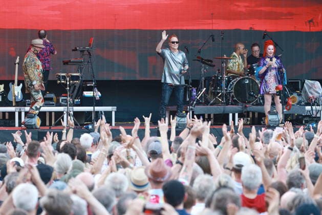 24.06.2026, THE B-52ÕS, im Konzert live in der Zitadelle Spandau, Berlin, Abschiedstour, Musik, Gesang Kate Pierson, Gesang Fred Schneider, Gesang Cindy Wilson, Berlin *** June 24, 2026, THE B-52 s, live concert at the Spandau Citadel, Berlin, farewell tour, music, vocals by Kate Pierson, vocals by Fred Schneider, vocals by Cindy Wilson, Berlin