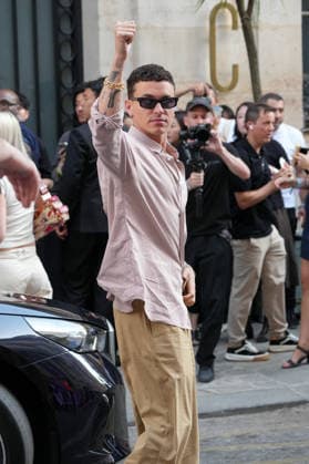 Arón Piper at the Dior Homme Spring Summer 2027 Ready-to-Wear fashion show during Paris Fashion Week on June 24, 2026. Anne Sophie Guebey, Bestimage. Celebrities at the Dior Homme Spring Summer 2027 Ready-to-Wear fashion show during Paris Fashion Week on June 24, 2026, Paris, France  Copyright: xAnne-SophiexGuebeyx xBestimagexAnne-SophiexGuebeyx xBestimagex