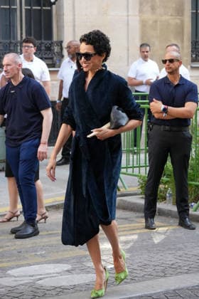 Farida Khelfa at the Dior Homme Spring Summer 2027 Ready-to-Wear fashion show during Paris Fashion Week on June 24, 2026. Anne Sophie Guebey, Bestimage. Celebrities at the Dior Homme Spring Summer 2027 Ready-to-Wear fashion show during Paris Fashion Week on June 24, 2026, Paris, France  Copyright: xAnne-SophiexGuebeyx xBestimagexAnne-SophiexGuebeyx xBestimagex