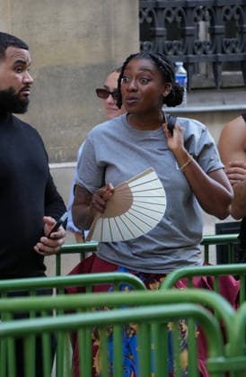 Little Simz at the Dior Homme Spring Summer 2027 Ready-to-Wear fashion show during Paris Fashion Week on June 24, 2026. Anne Sophie Guebey, Bestimage. Celebrities at the Dior Homme Spring Summer 2027 Ready-to-Wear fashion show during Paris Fashion Week on June 24, 2026, Paris, France  Copyright: xAnne-SophiexGuebeyx xBestimagexAnne-SophiexGuebeyx xBestimagex