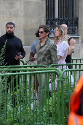 James Marsden, Frédérique Brons at the Dior Homme Spring Summer 2027 Ready-to-Wear fashion show during Paris Fashion Week on June 24, 2026. Anne Sophie Guebey, Bestimage. Celebrities at the Dior Homme Spring Summer 2027 Ready-to-Wear fashion show during Paris Fashion Week on June 24, 2026, Paris, France  Copyright: xAnne-SophiexGuebeyx xBestimagexAnne-SophiexGuebeyx xBestimagex