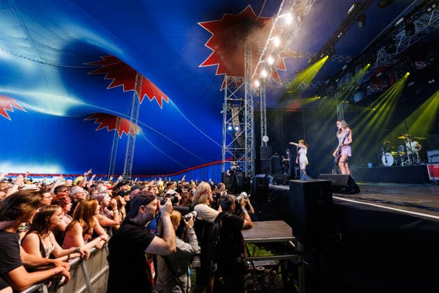 Die Spitz live at Tons of Rock 2026 Oslo, Norway. 24th, June 2026. The American rock metal band Die Spitz performs a live concert during the Norwegian music festival Tons of Rock 2026 in Oslo. Norway, Oslo  Copyright: xGonzalesxPhoto KetilxMartinsenx