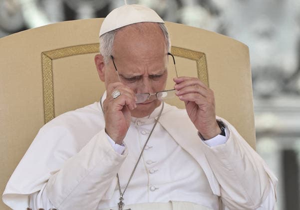 June 24, 2026. Vatican City - POPE LEO XIV during his Wednesday General Audience in St. Peter s Square at the Vatican. EvandroInetti_via ZUMA Wire Vatican City State - ZUMAi15_ 20260624_zaf_i15_041 Copyright: xEvandroxInettix