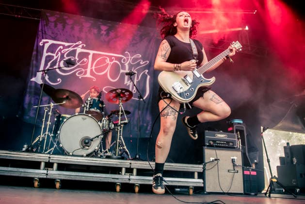 Faetooth live at Copenhell 2026 Copenhagen, Denmark. 24th, June 2026. The American doom trio Faetooth performs a live concert during the Danish heavy metal festival Copenhell 2026 in Copenhagen. Here vocalist and guitarist Ari May is seen live on stage. Denmark, Copenhagen  Copyright: xGonzalesxPhoto MathiasxBakxLarsenx