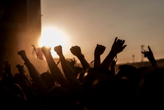Iron Maiden live at Copenhell 2026 Copenhagen, Denmark. 24th, June 2026. Festival goers seen at a live concert with the English heavy metal band Iron Maiden during the Danish heavy metal festival Copenhell 2026 in Copenhagen. Denmark, Copenhagen  Copyright: xGonzalesxPhoto MathiasxBakxLarsenx