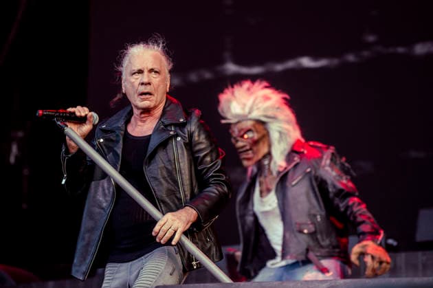 Iron Maiden live at Copenhell 2026 Copenhagen, Denmark. 24th, June 2026. The English heavy metal band Iron Maiden performs a live concert during the Danish heavy metal festival Copenhell 2026 in Copenhagen. Here vocalist Bruce Dickinson is seen live on stage. Denmark, Copenhagen  Copyright: xGonzalesxPhoto MathiasxBakxLarsenx