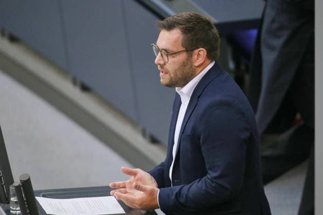 Berlin, Deutschland, 25.06.2026: Deutscher Bundestag: 86. Bundestagssitzung: Daniel Baldy, SPD *** Berlin, Germany, June 25, 2026 German Bundestag 86th Session of the Bundestag Daniel Baldy, SPD Copyright: xdtsxNachrichtenagenturx dts_124871
