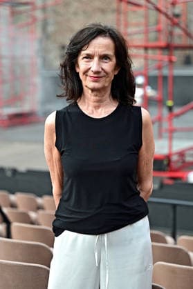 Bad Hersfelder Festspiele - Parzival . Intendantin Elke Hesse anläßlich der Fotoprobe zur Inszenierung Parzival im Rahmen der Bad Hersfelder Festspiele am 24.06.2026 in der Stiftsruine Bad Hersfeld. 20260624MWI129661 *** Bad Hersfeld Festival: *Parzival*—Artistic Director Elke Hesse at the photo rehearsal for the production of *Parzival* as part of the Bad Hersfeld Festival on June 24, 2026, at the Stiftsruine in Bad Hersfeld 20260624MWI129661