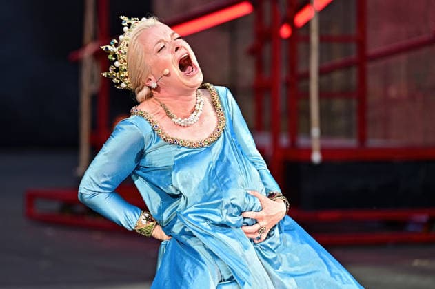Bad Hersfelder Festspiele - Parzival . Schauspielerin Varia Linnea Sjöström während der Fotoprobe zur Inszenierung Parzival im Rahmen der Bad Hersfelder Festspiele am 24.06.2026 in der Stiftsruine Bad Hersfeld. 20260624MWI129770 *** Bad Hersfeld Festival: Parzival – Actress Varia Linnea Sjöström during the photo shoot for the production of Parzival as part of the Bad Hersfeld Festival on June 24, 2026, at the Bad Hersfeld Abbey Ruins 20260624MWI129770