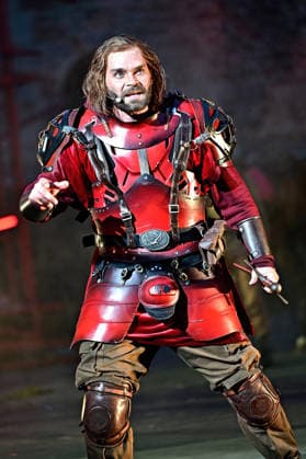 Bad Hersfelder Festspiele - Parzival . Schauspieler Igor Karbus während der Fotoprobe zur Inszenierung Parzival im Rahmen der Bad Hersfelder Festspiele am 24.06.2026 in der Stiftsruine Bad Hersfeld. 20260624MWI129933 *** Bad Hersfeld Festival: Parzival Actor Igor Karbus during the photo rehearsal for the production of Parzival as part of the Bad Hersfeld Festival on June 24, 2026, at the Bad Hersfeld Abbey Ruins 20260624MWI129933