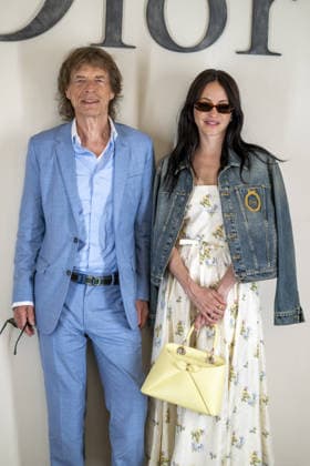 Mick Jagger and his partner Melanie Hamrik at the Dior fashion show Mick Jagger and Melanie Hamrik attend the Dior show during Paris Fashion Week 457633 2026 06 24 Jagger, Mick Rolling Stones  Copyright: xStephanexKossmannx xStarfacex STAR_457633_006