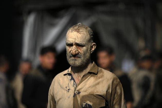 Mourners commemorate Karbala martyrs on Ashura in Iran??????? TEHRAN, IRAN - JUNE 25: Members of the Lur ethnic community take part in the traditional Gil-mali (mud-smearing) ritual during Ashura commemorations at Osshaghol Abbas Hosseiniyeh in Tehran, Iran, on June 25, 2026. Marking the anniversary of the martyrdom of Imam Hussein, the grandson of Prophet Muhammad, and his 72 companions in Karbala, participants covered themselves in mud as a sign of mourning and remembrance. Fatemeh Bahrami Anadolu Tehran Iran. Editorial use only. Please get in touch for any other usage.  Copyright: x2026xAnadoluxFatemehxBahramix