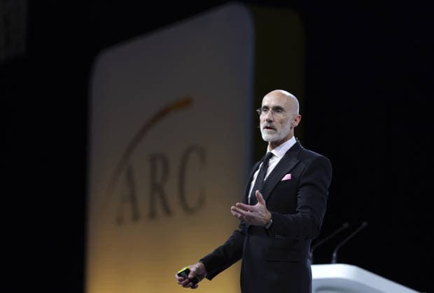 Arthur Brooks speaks at the Alliance for Responsible Citizenship Conference 2026. Image Licensed to Parsons Media. 25 06 2026. London, United Kingdom. The Alliance for Responsible Citizenship Conference 2026.  Copyright: xAndrewxParsonsx xParsonsxMediax PAR-9218-0009