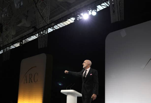 Arthur Brooks speaks at the Alliance for Responsible Citizenship Conference 2026. Image Licensed to Parsons Media. 25 06 2026. London, United Kingdom. The Alliance for Responsible Citizenship Conference 2026.  Copyright: xAndrewxParsonsx xParsonsxMediax PAR-9218-0011