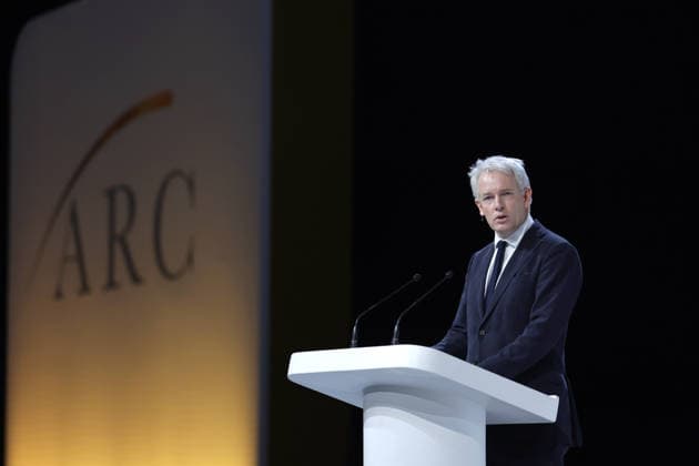 Danny Kruger speaks at the Alliance for Responsible Citizenship Conference 2026. Image Licensed to Parsons Media. 25 06 2026. London, United Kingdom. The Alliance for Responsible Citizenship Conference 2026.  Copyright: xAndrewxParsonsx xParsonsxMediax PAR-9218-0015