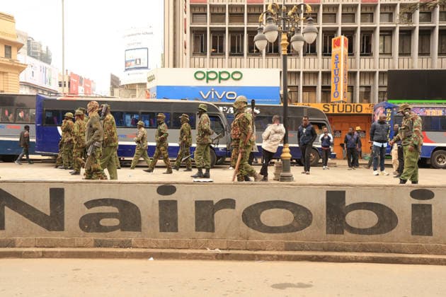 Demonstration held on the second anniversary of the deadly Generation Z protests in Kenya NAIROBI, KENYA - JUNE 25: Kenyan security forces take extensive security measures as a demonstration was held on the second anniversary of the protests that erupted in 2024 against the controversial finance bill led by Generation Z and resulted in the deaths of dozens of people in Nairobi, Kenya, on June 25, 2026. Families of those who lost their lives, activists, and citizens gathered in front of the parliament building to commemorate the victims despite heavy police barricades and lockdown measures in the capital. Lucas Mukasa Anadolu Nairobi Kenya. Editorial use only. Please get in touch for any other usage.  Copyright: x2026xAnadoluxLucasxMukasax