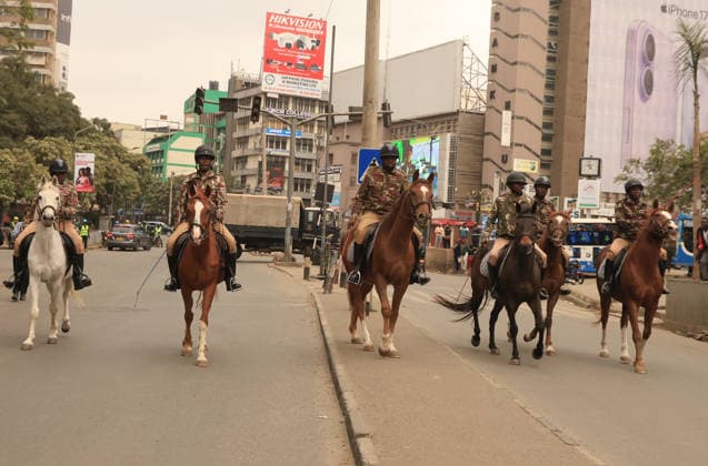 Demonstration held on the second anniversary of the deadly Generation Z protests in Kenya NAIROBI, KENYA - JUNE 25: Kenyan security forces take extensive security measures as a demonstration was held on the second anniversary of the protests that erupted in 2024 against the controversial finance bill led by Generation Z and resulted in the deaths of dozens of people in Nairobi, Kenya, on June 25, 2026. Families of those who lost their lives, activists, and citizens gathered in front of the parliament building to commemorate the victims despite heavy police barricades and lockdown measures in the capital. Lucas Mukasa Anadolu Nairobi Kenya. Editorial use only. Please get in touch for any other usage.  Copyright: x2026xAnadoluxLucasxMukasax