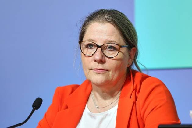 Berlin, Deutschland, 25.06.2026: Haus der Bundespressekonferenz: Pressekonferenz: Care Navigation - Die Zukunft der Hilfsmittelversorgung - Vorstellung der Hilfsmittelstudie 2026: Kirsten Abel *** Berlin, Germany, June 25, 2026, Federal Press Conference Center, Press Conference: Care Navigation—The Future of Assistive Device Provision, Presentation of the 2026 Assistive Device Study, Kirsten Abel Copyright: xdtsxNachrichtenagenturx dts_125019