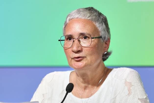 Berlin, Deutschland, 25.06.2026: Haus der Bundespressekonferenz: Pressekonferenz: Care Navigation - Die Zukunft der Hilfsmittelversorgung - Vorstellung der Hilfsmittelstudie 2026: Ruth Justen *** Berlin, Germany, June 25, 2026, Federal Press Conference Center, Press Conference: Care Navigation—The Future of Assistive Device Provision, Presentation of the 2026 Assistive Device Study, Ruth Justen Copyright: xdtsxNachrichtenagenturx dts_125025