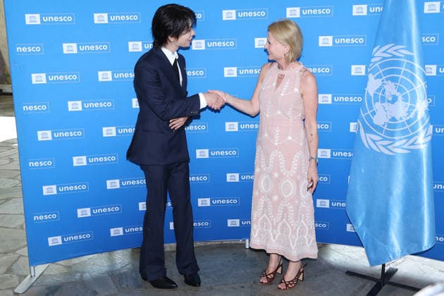 UNESCO & K-pop Band SEVENTEEN Support Youth-led Projects - Paris Joshua Hong and Åsa Regnér attend attend the launch of the Global Youth Grant Scheme Scale-Up Phase at UNESCO on June 25, 2026 in Paris, France. Photo by Jerome Domine ABACAPRESS.COM Paris France  Copyright: xDominexJerome ABACAx